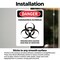 Signmission Danger Corona Outbreak OSHA Notice Sign, Vinyl Decal, 7in W x 10in L, 2PK OS-2PACK-NS-D-710-25570 - alternate 6